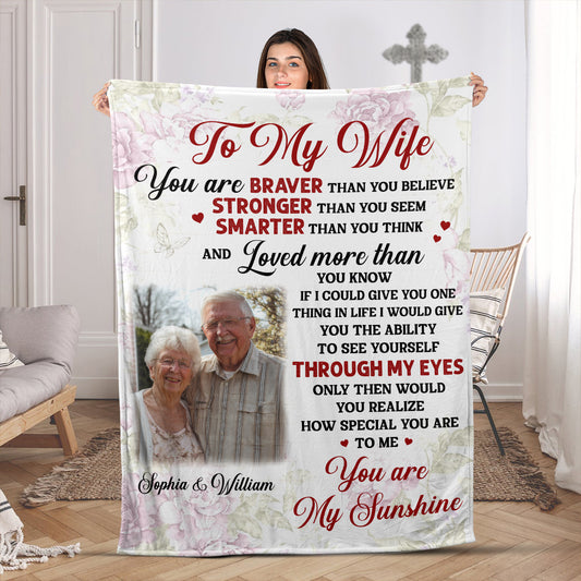 You Are Loved More Than You Know - Personalized Fleece Blanket