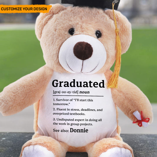 Graduated - Personalized Graduation Teddy Bear