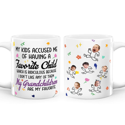My Grandchildren Are My Favorite - Personalized Mug