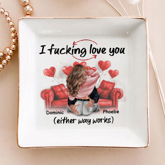 I Love You - Personalized Jewelry Dish