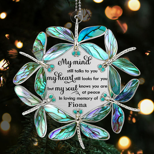 Circle Of Light Dragonflies - Personalized 1-Layer Acrylic Ornament