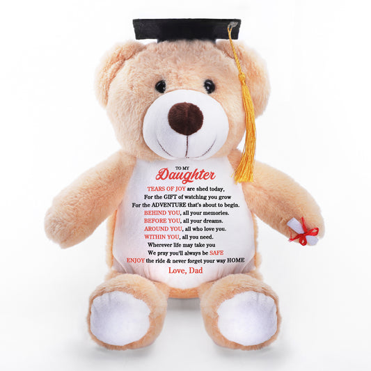 Enjoy The Ride - Personalized Graduation Teddy Bear