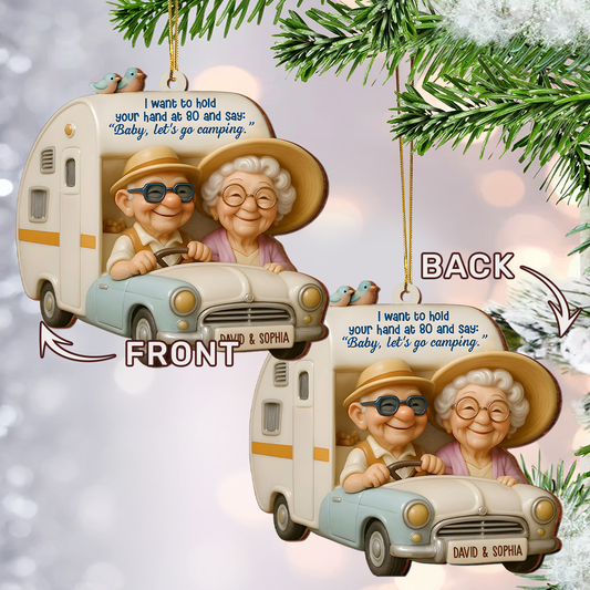 Forever Love Journey - Personalized Custom Shape Wood Ornament Cutout & Print