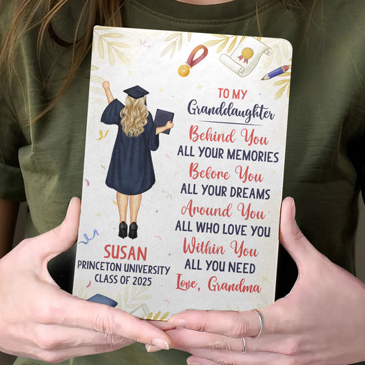Around you All Who Love You - Personalized Leather Cover Notebook