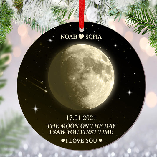 Remember The Night We Met - Personalized Mirror Ornament