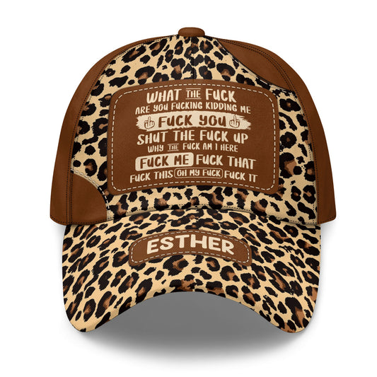 Oh My F*ck - Personalized Classic Cap
