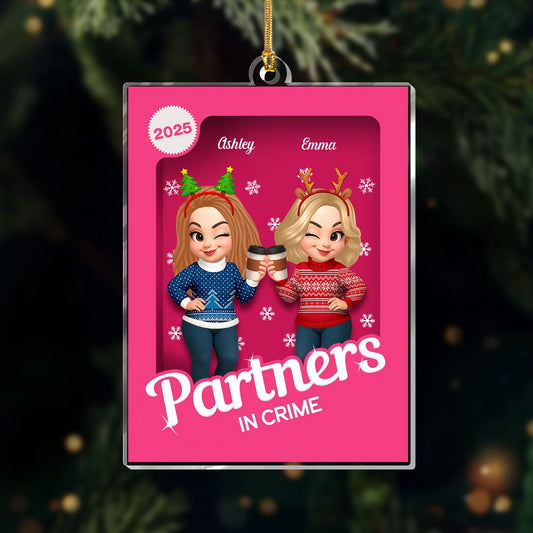 Besties Forever - Personalized 1-Layer Acrylic Ornament