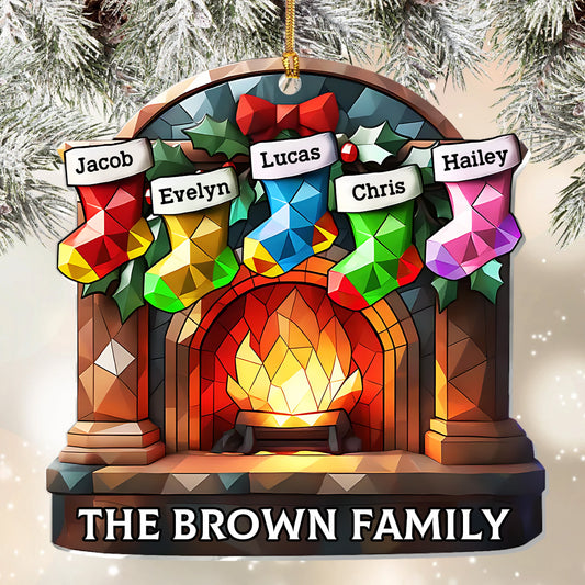 Grandma's Warmness - Personalized 1-Layer Acrylic Ornament