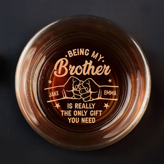 Only Gift You Need - Personalized Engraved Whiskey Glass
