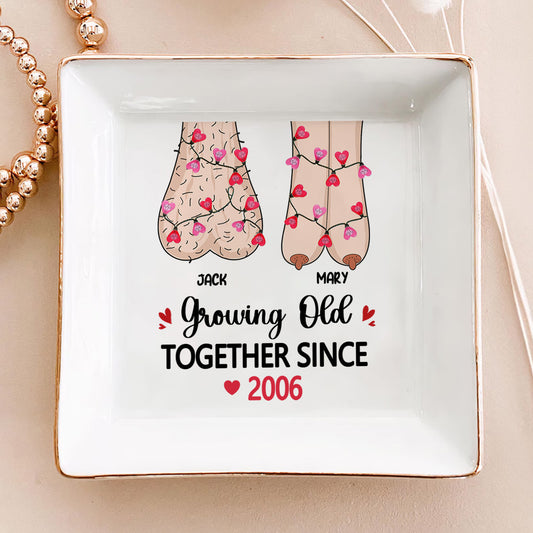 Growing Old - Personalized Jewelry Dish