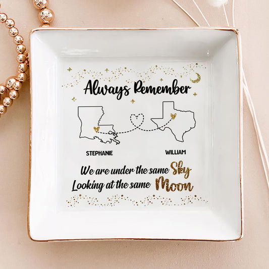Always Remember - Personalized Jewelry Dish