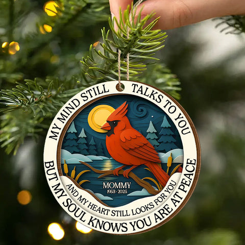 Never Gone From Me - Personalized 2-Layered Wooden Ornament