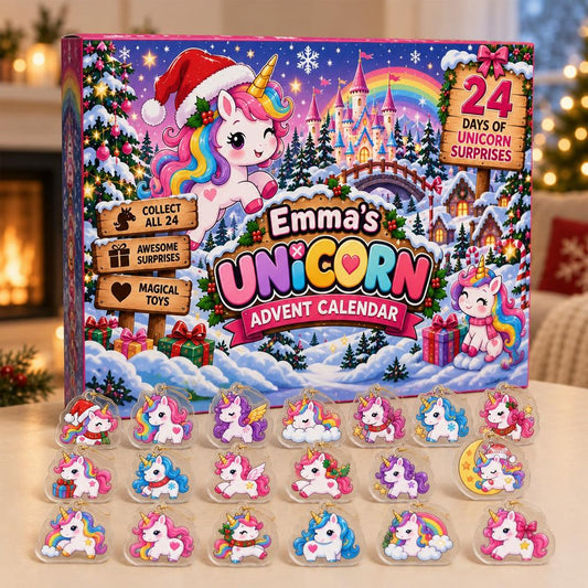 24 Days of Unicorn - Personalized Christmas Advent Calendar