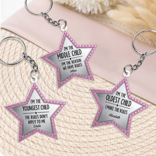 Who Makes The Rules - Personalized Acrylic Keychain