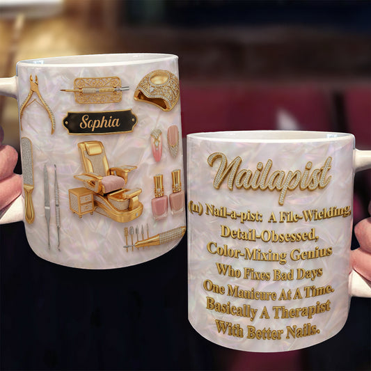 Nail Art Master - Personalized Ceramic Coffee Mug