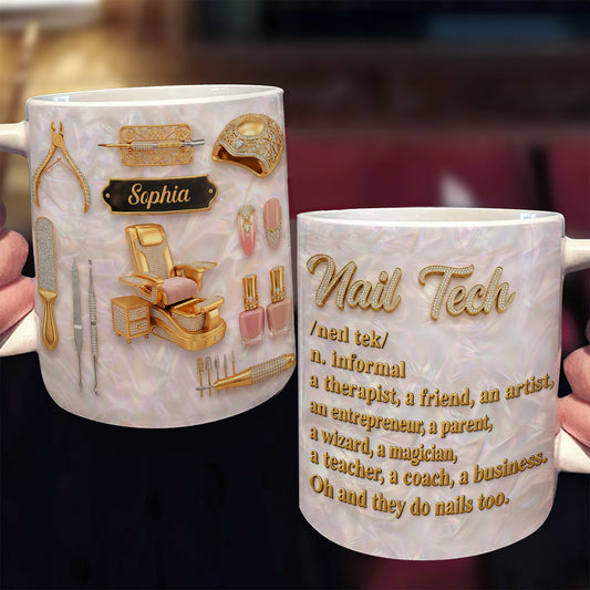 Master of Nails - Personalized Ceramic Coffee Mug