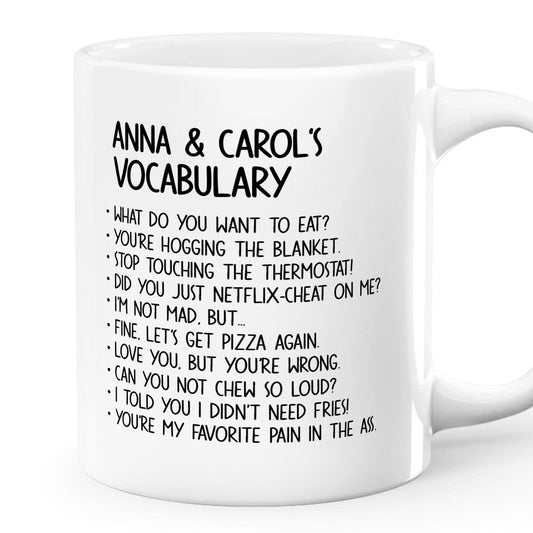 Couple Vocabulary - Personalized Mug