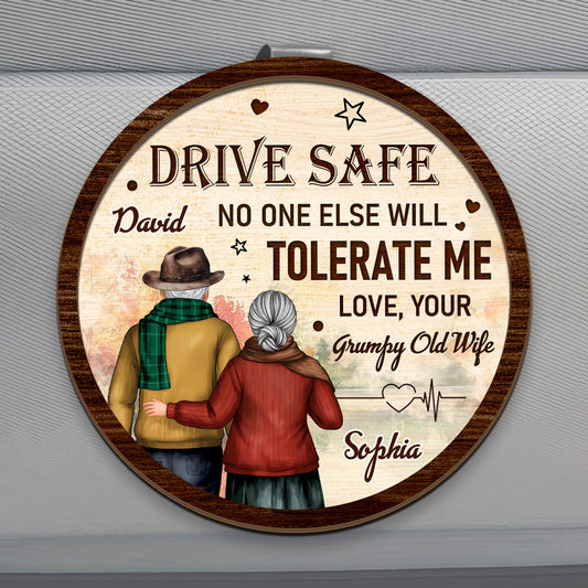 No One Else Will Tolerate Me - Personalized Car Visor Clip