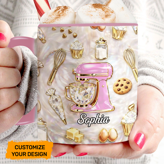 Bake The World A Better Place - Personalized Accent Mug