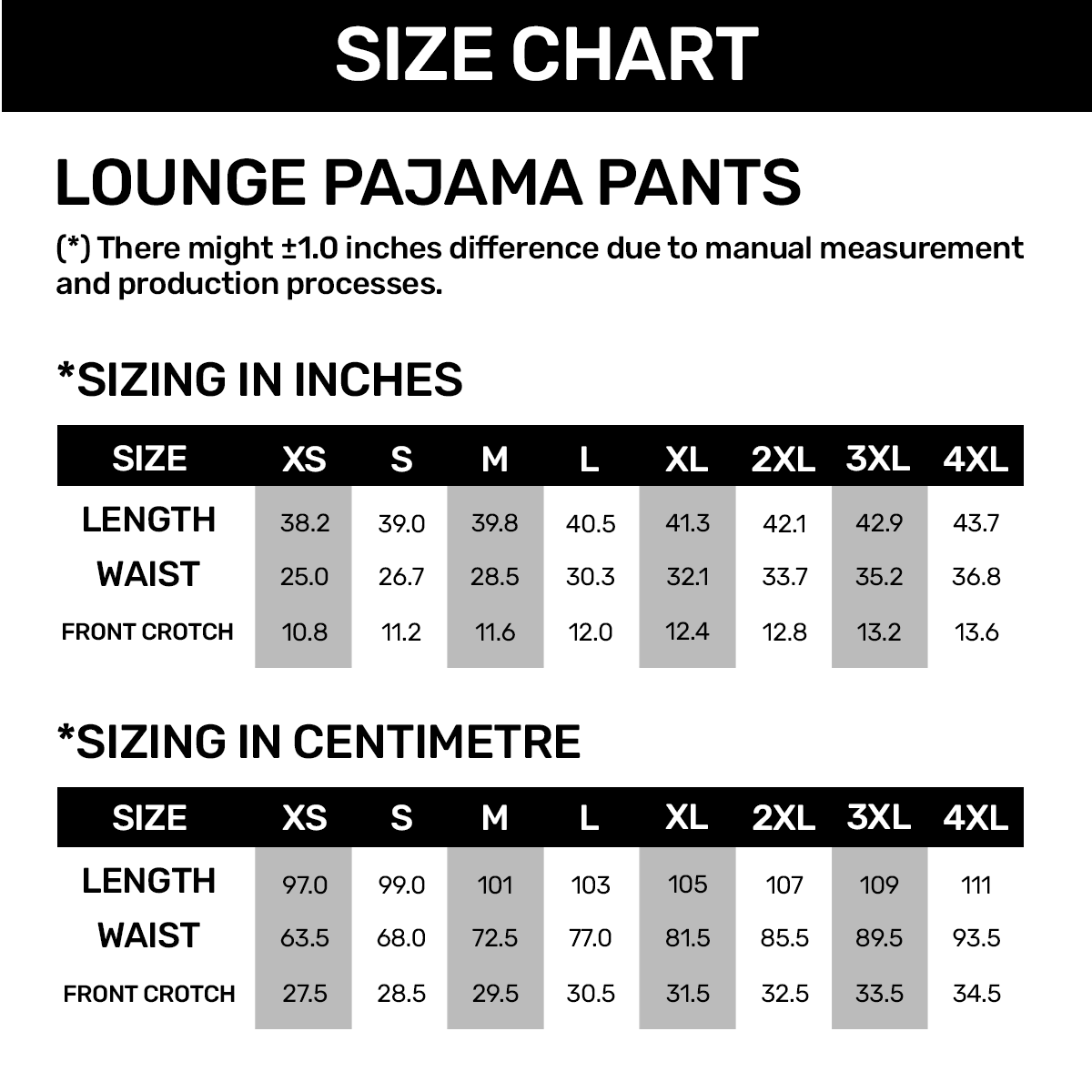 Size guide