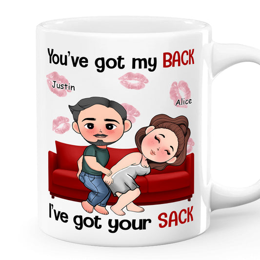 You've Got My Back Sofa - Personalized Mug