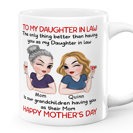 Our Grandchildren Having You As Their Mom - Personalized Mug