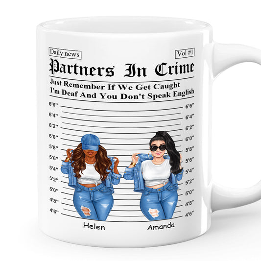 Partners In Crime - Personalized Mug