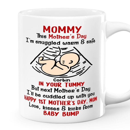 See You Next Mother's Day Baby Bum - Personalized Mug