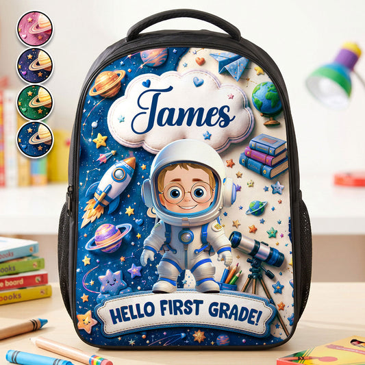Every Little Scholar Is A Space Explorer - Personalized Kid's School Backpack