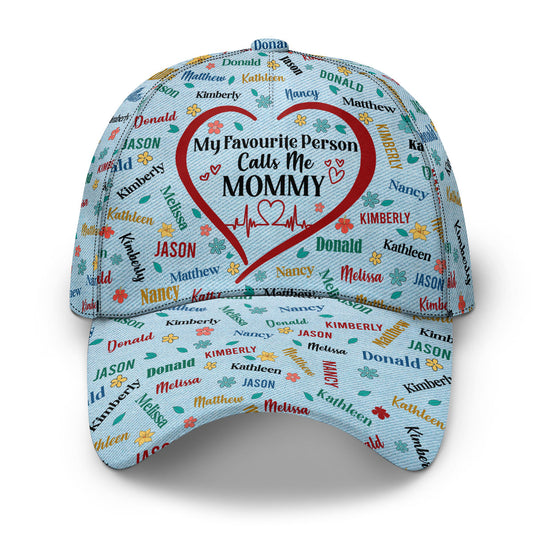 My Favorite People Call Me Grandma - Personalized Classic Cap