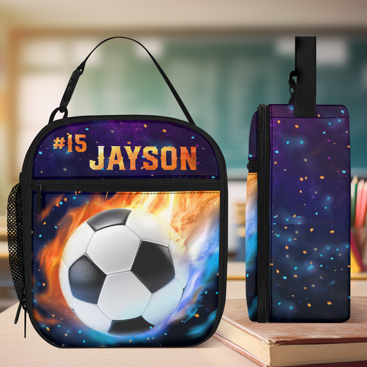 Sport Symbols For Kid - Personalized Lunch Bag