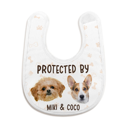 Protected By - Personalized Baby Bib