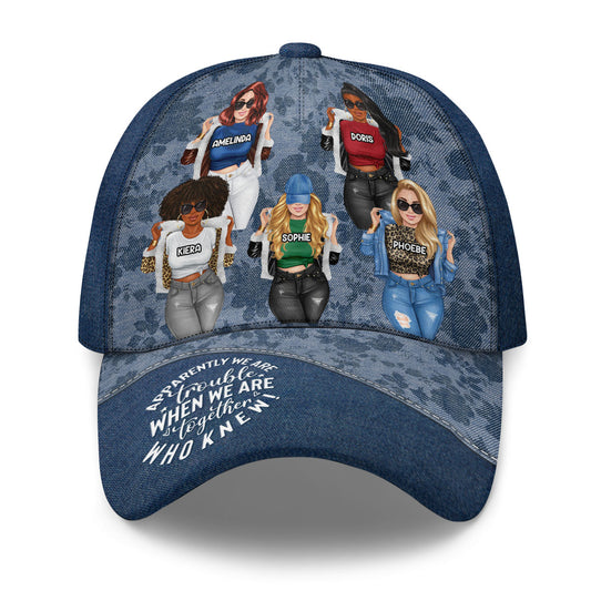 Apparently We're Trouble - Personalized Classic Cap