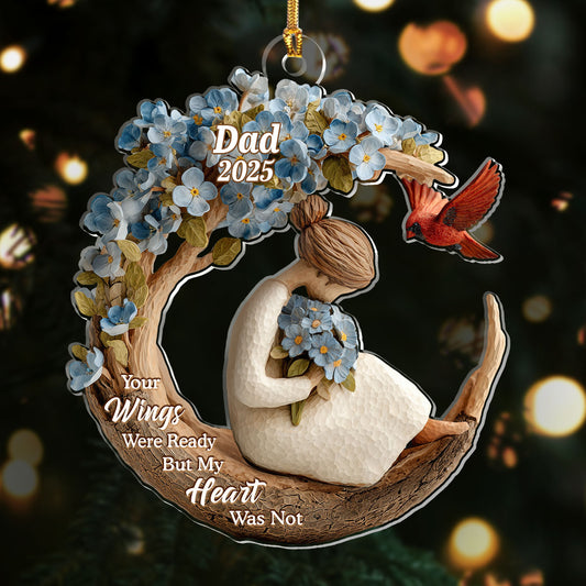 Forget Me Not - Personalized 1-Layer Acrylic Ornament