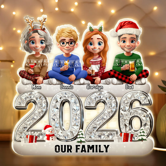 Our Family 2026 Version - Personalized Light Box