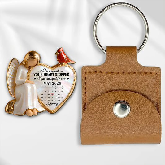 The Moment Your Heart Stopped - Personalized Wooden Pocket Hug