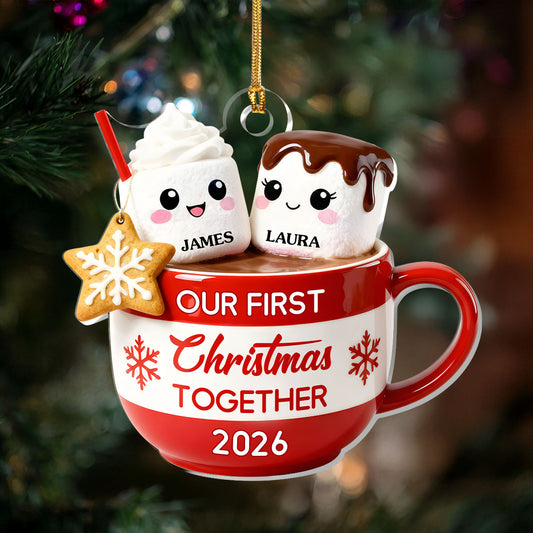 Sweet Cocoa Love - Personalized 1-Layer Acrylic Ornament