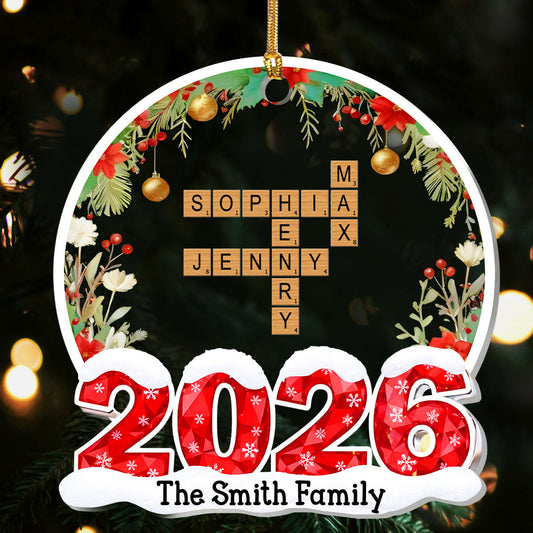 Together In Christmas Light - Personalized 1-Layer Acrylic Ornament