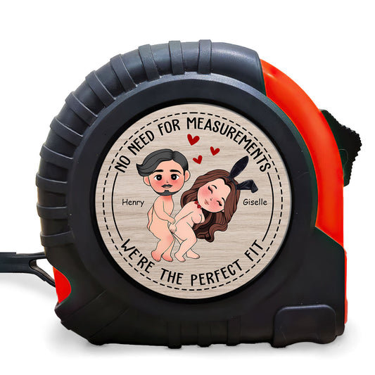 We're The Perfect Fit - Personalized Tape Measure