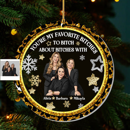 My Favorite Coworker - Personalized 1-Layer Acrylic Ornament