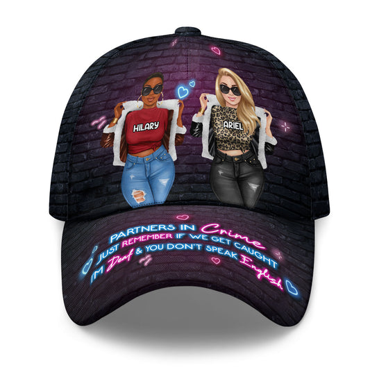 Partners In Crime Forever - Personalized Classic Cap