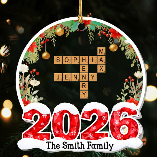 Together In Christmas Light - Personalized 1-Layer Acrylic Ornament