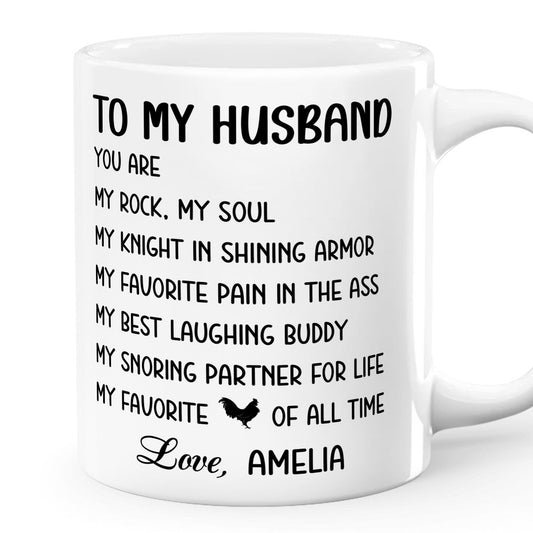 To My Husband You Are My Favorite - Personalized Mug