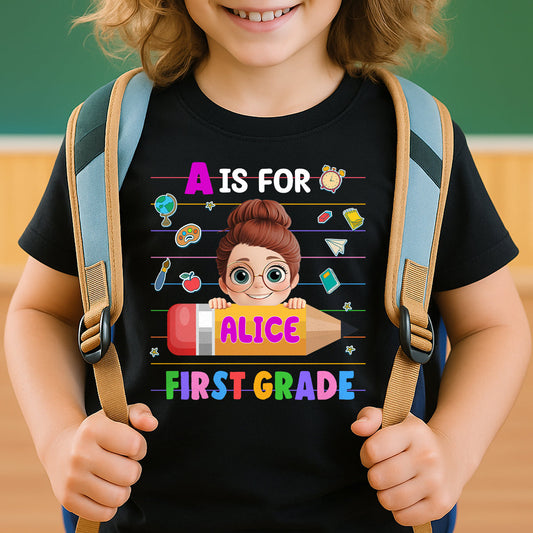 Back To School  - Personalized Kid T-Shirt