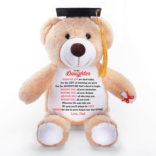 Enjoy The Ride - Personalized Graduation Teddy Bear
