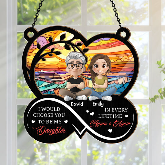 Again And Again - Personalized Window Hanging Suncatcher
