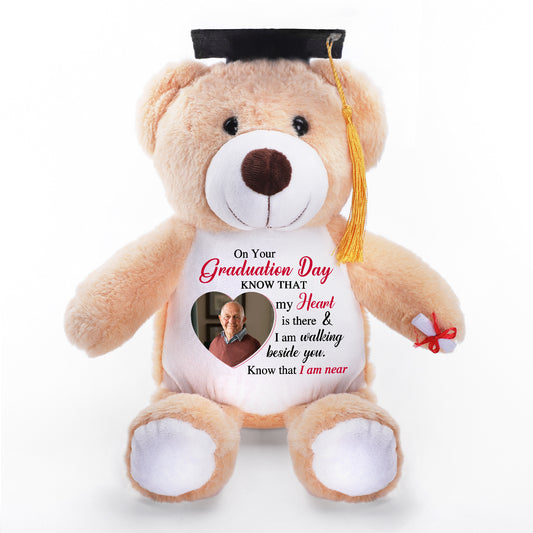 Know That I Am Near - Personalized Graduation Teddy Bear