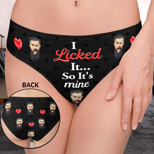 I Licked It So It's Mine - Personalized Women's Low-waisted Brief