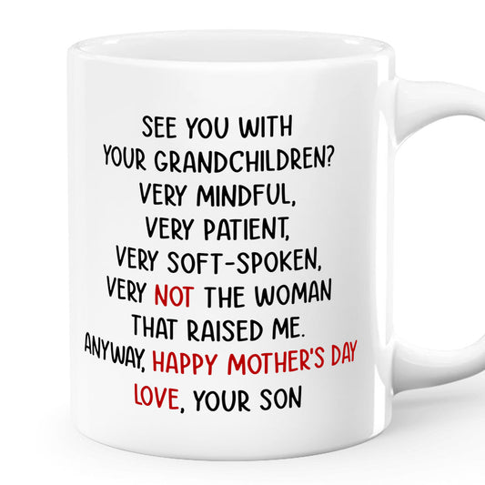 My Mom With Her Grandchild - Personalized Mug