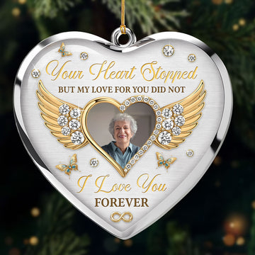 I Love You Forever - Personalized 1-Layer Acrylic Ornament